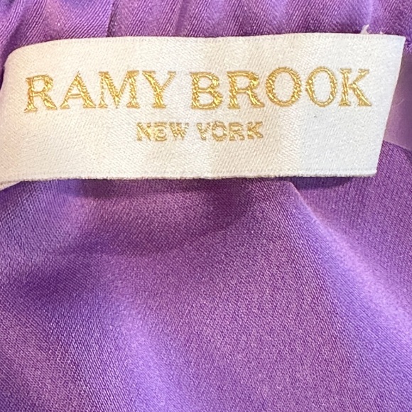 👗Ramy Brook Murphy off shoulder purple top shirt size S - Picture 7 of 17